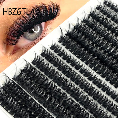 30D 40D 60D 80D Mixed Tray Individual Lashes 3D Russia Volume Eye Lashes Soft Natural Lashes Mink Lash Cluster False Eyelashes - Luxe Ladies Moda