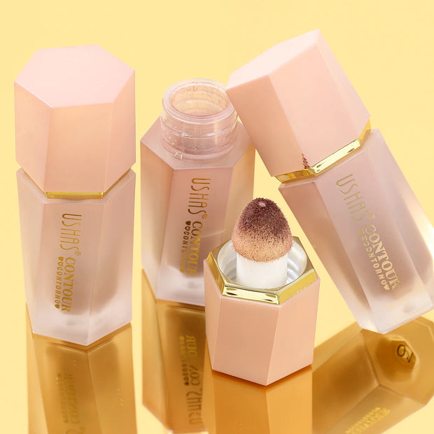 3 Color Sponge Head Concealer Long-lasting Moisturizing Foundation Dark Circles Freckles Acne Liquid Concealer Makeup - Luxe Ladies Moda