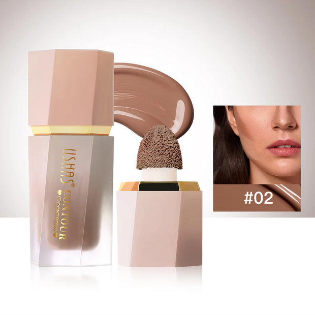 3 Color Sponge Head Concealer Long-lasting Moisturizing Foundation Dark Circles Freckles Acne Liquid Concealer Makeup - Luxe Ladies Moda