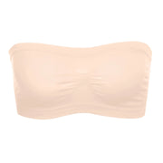 Ladies’ Stretch Strapless Bra Chest Wrap Bandeau Unlined Seamless Fashionable Breathless Soft Bra Suitable For One-Shoulder Tops - Luxe Ladies Moda