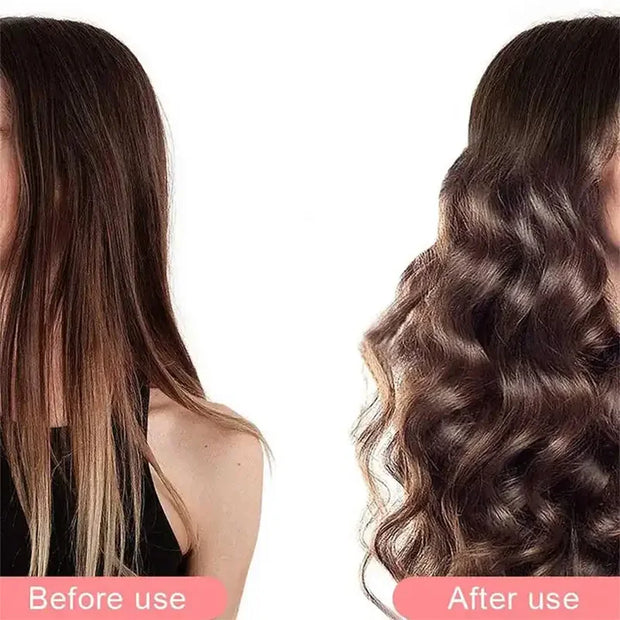 Lcd Display Hair Styling Professional Wave Hair Curling Ceramic Irons 3 Barrel Electric Hair Curler - Luxe Ladies Moda