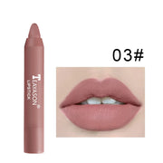 Nude Series Velvet Matte Lipstick Pencil Waterproof Long Lasting Red Lip Stick Non-Stick Cup Makeup Lip Tint Pen Cosmetic Makeup - Luxe Ladies Moda