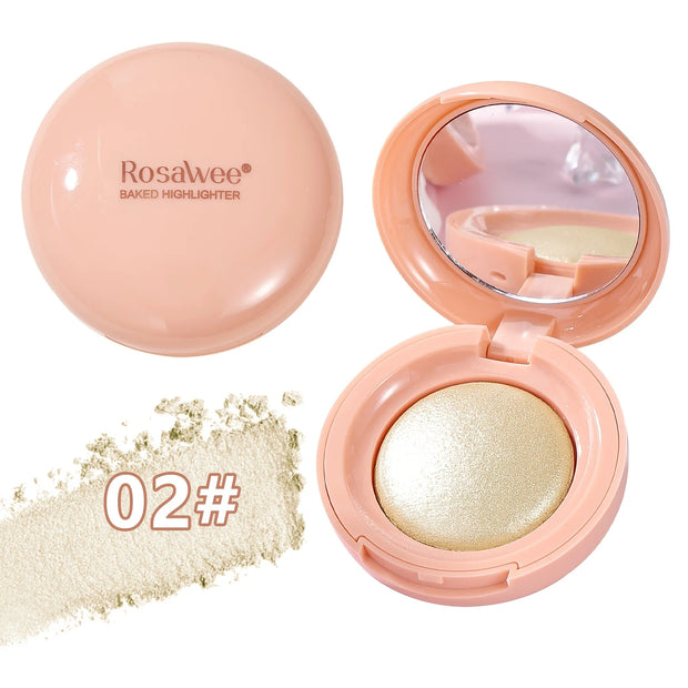Face Highlighter Palette – Pearl Shimmer Glow Powder