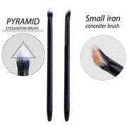 Small Iron Concealer Brush Angled Cream Foundation Concealer Makeup Brushes Oblique Angled Triangle Concealer Makeup Tools - Luxe Ladies Moda