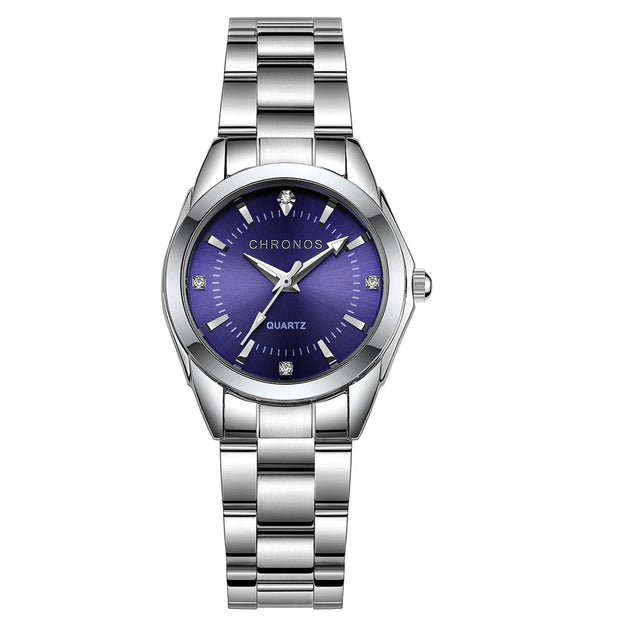 Elegant Women Watch Luxury Ladies Fashion Brand Wristwatch Quartz Movement Stainless Steel Gift for Female Girlfriend - Luxe Ladies Moda