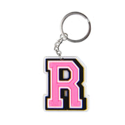 Cute Cartoon Pink Alphabet Keychains | A-Z Letter Keyrings for Personalized Style" - Luxe Ladies Moda