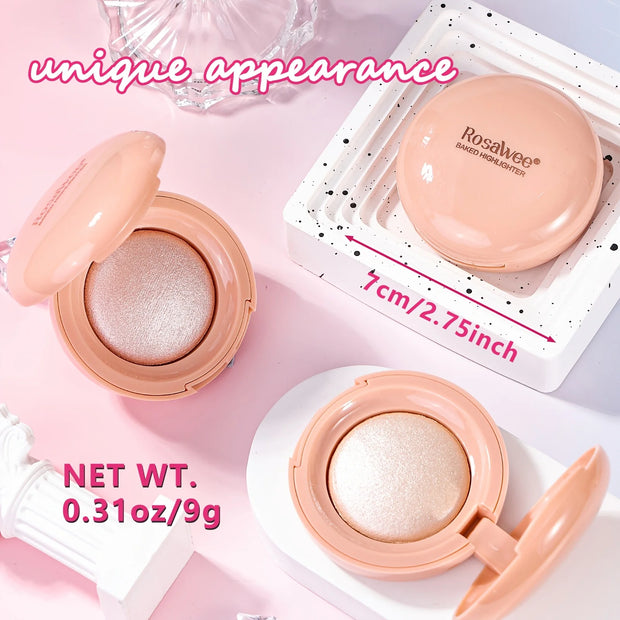 Face Highlighter Palette – Pearl Shimmer Glow Powder