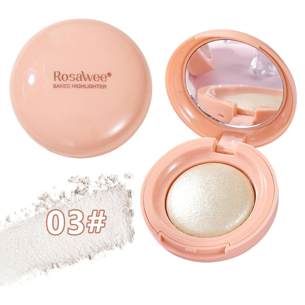 Face Highlighter Palette – Pearl Shimmer Glow Powder