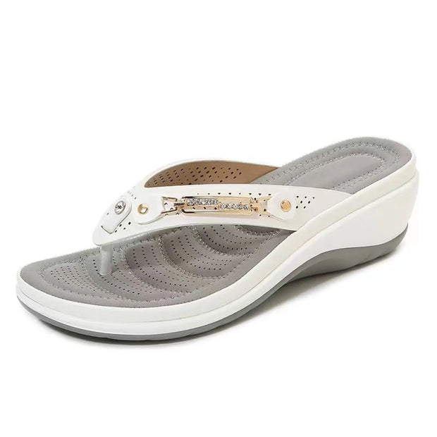 Women's Slippers New Fashion Slides Non-Slip Shoes Beach Sandals Women Outside Leisure Flip Flops Wear Open Toe - Luxe Ladies Moda