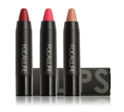 Matte Lipstick 19 Colors Waterproof Matte Lipsticks Soft Texture Lip Stick Cosmetic Sext Red Nude Lip Makeup Batom