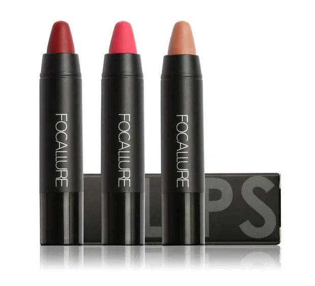 Matte Lipstick 19 Colors Waterproof Matte Lipsticks Soft Texture Lip Stick Cosmetic Sext Red Nude Lip Makeup Batom