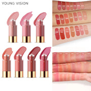 8 colors long-lasting Bottom press moisturizing easy makeup blush pencil solid creamy Liquid blusher - Luxe Ladies Moda