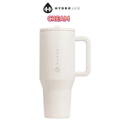 Tumbler Traveler Cup – Stainless Steel Insulated Thermos, Portable Travel Mug with Handle, Lid & Straw - Luxe Ladies Moda