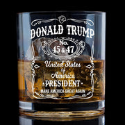 1/2/4PCS Trump Whiskey Glass Wine Glass Lasers Engraved Presidency Glasses Right Wing,Glassware for Drinking,Conservative Gift - Luxe Ladies Moda