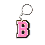 Cute Cartoon Pink Alphabet Keychains | A-Z Letter Keyrings for Personalized Style" - Luxe Ladies Moda