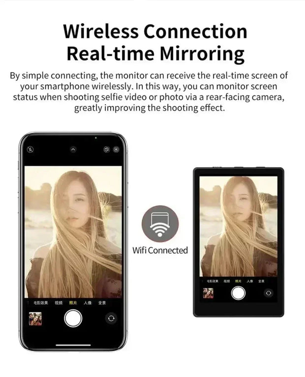 Smartphone Vlog Selfie Monitor Screen Magnetic Phone Rear Camera For Selfie Vlog Live Stream For Android Iphone Custom - Luxe Ladies Moda