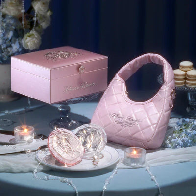 Pink Handbag PU Leather Bag Solid Color Small Tote - Luxe Ladies Moda