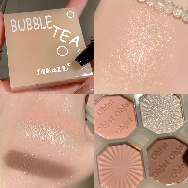 Eye Shadow Palette Mini Makeup Cosmetics Travel Size Cute Glitter Nude Eyeshadows Women Cheap Korean Glitters for the Eyes Gift - Luxe Ladies Moda