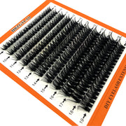30D 40D 60D 80D Mixed Tray Individual Lashes 3D Russia Volume Eye Lashes Soft Natural Lashes Mink Lash Cluster False Eyelashes - Luxe Ladies Moda