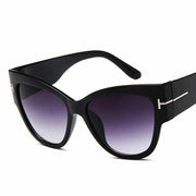 Cat Eye Women’s Sunglasses – Oversized Gradient UV400 Fashion Shades - Luxe Ladies Moda