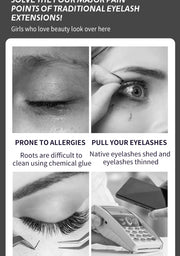Reusable Magnetic Eyelashes with Applicator - Natural Wispy Lashes, No Glue Needed - Luxe Ladies Moda