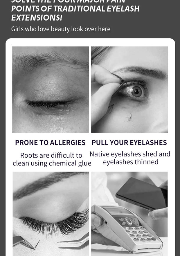 Reusable Magnetic Eyelashes with Applicator - Natural Wispy Lashes, No Glue Needed - Luxe Ladies Moda