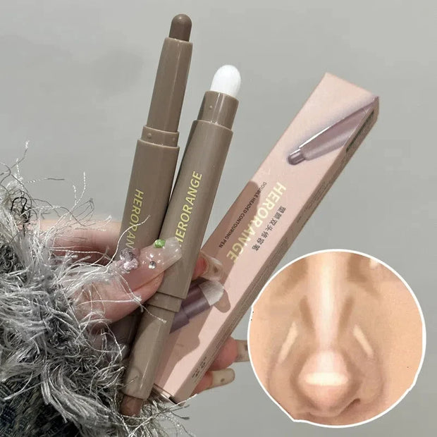 "Nose Shadow Contour Pen | Matte Bronzer & 3D Face Sculpting" - Luxe Ladies Moda