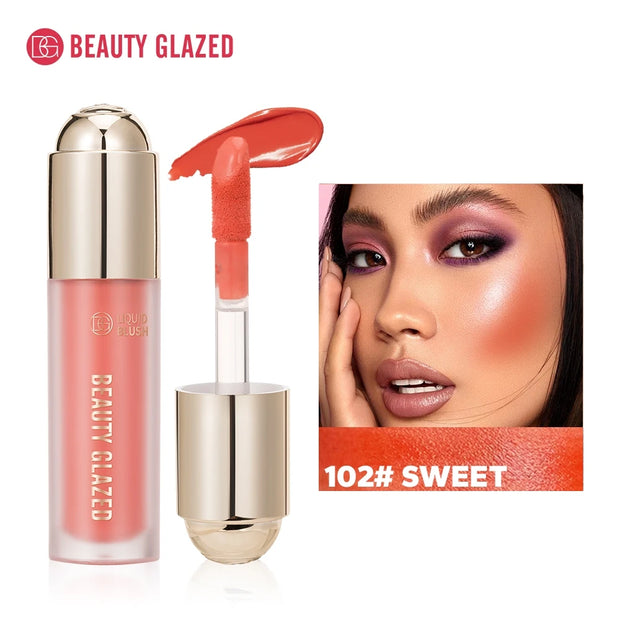 Glazed Velvet Matte Liquid Blush – Long-Lasting Natural Cheek Tint - Luxe Ladies Moda