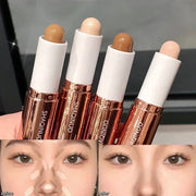Highlighting&Bronzer Stick Face Brightening Shaping Concealer Pencil 3D Long Lasting Corrector Nose Shadow Contouring Cosmetics - Luxe Ladies Moda