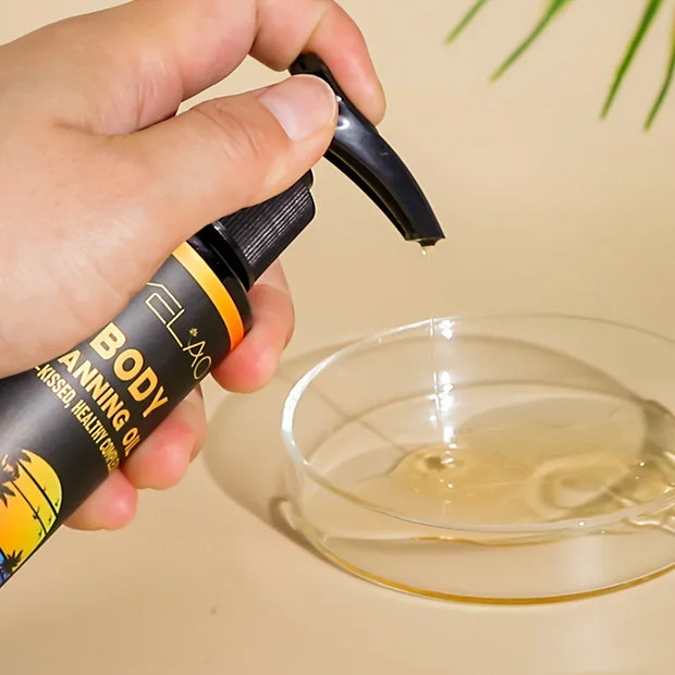 Tanning Oil Tanned Intensifier Get a Faster, Darker Sun Tan From Packed with Ultra Moisturizing Oils to Keep Skin Hydrated