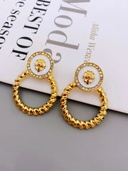 Fashion Women's Zinc Alloy Lion Head Earrings for Daily Wear earrings for women - Luxe Ladies Moda
