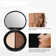 Highlighter Contour Palette Illuminator Makeup 3D Bronzer Matte Contour Powder Highgloss Palette - Luxe Ladies Moda
