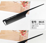 Professional Hair Tail Combs Stainless Steel Salon Cut Styling Comb Spiked Hair Care Styling Tools Barber Accessories Fine Teeth