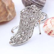High Heel Shoes Keychain – Rhinestone Car Key Ring, Fashion Crystal Key Holder for Women’s Bag Charms - Luxe Ladies Moda