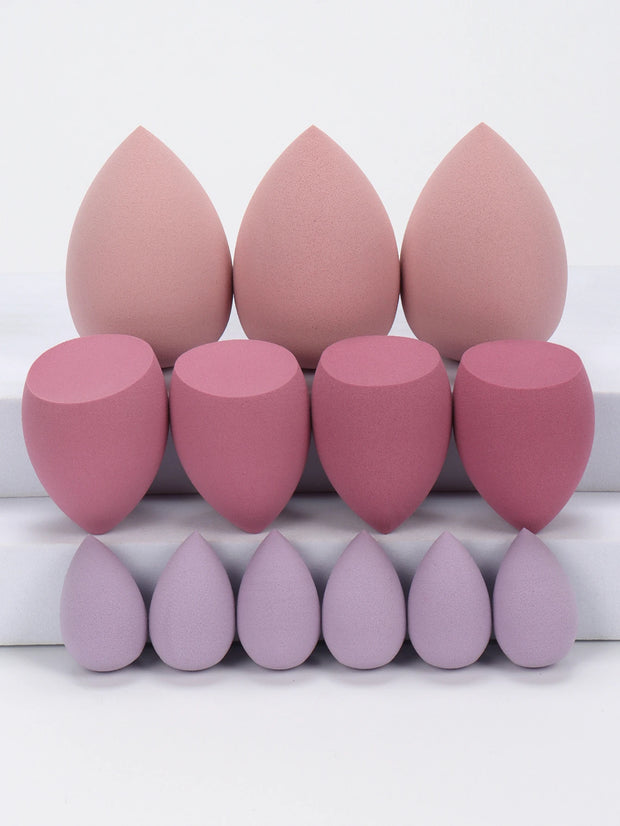 13pcs Large, Medium and Small Makeup Sponges, Which Become Larger When Exposed to Water, Do Not Contain Latex, Suitable for All Ski - Luxe Ladies Moda