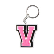 Cute Cartoon Pink Alphabet Keychains | A-Z Letter Keyrings for Personalized Style" - Luxe Ladies Moda
