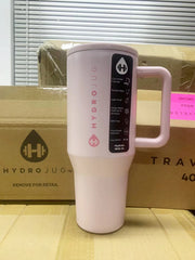 HydroJug Tumbler Traveler Cup Stainless Steel Coffee Mug Insulated Thermos Portable Vacuum Travel Tumbler with Handle Lid Straw - Luxe Ladies Moda