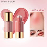 8 colors long-lasting Bottom press moisturizing easy makeup blush pencil solid creamy Liquid blusher - Luxe Ladies Moda