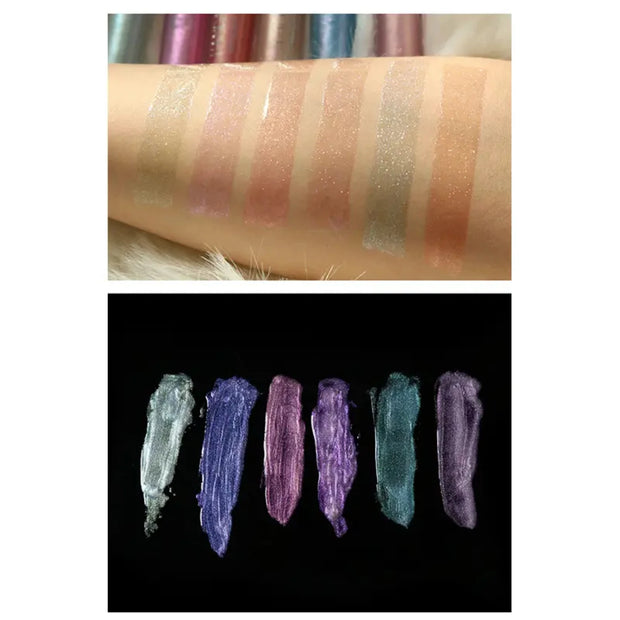 Moisturizing Glitter Lip Gloss with Long-lasting Glossy Finish for Hydrated Lips - Lipstick and Lip Balm Combo