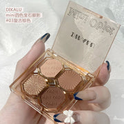 Eye Shadow Palette Mini Makeup Cosmetics Travel Size Cute Glitter Nude Eyeshadows Women Cheap Korean Glitters for the Eyes Gift - Luxe Ladies Moda