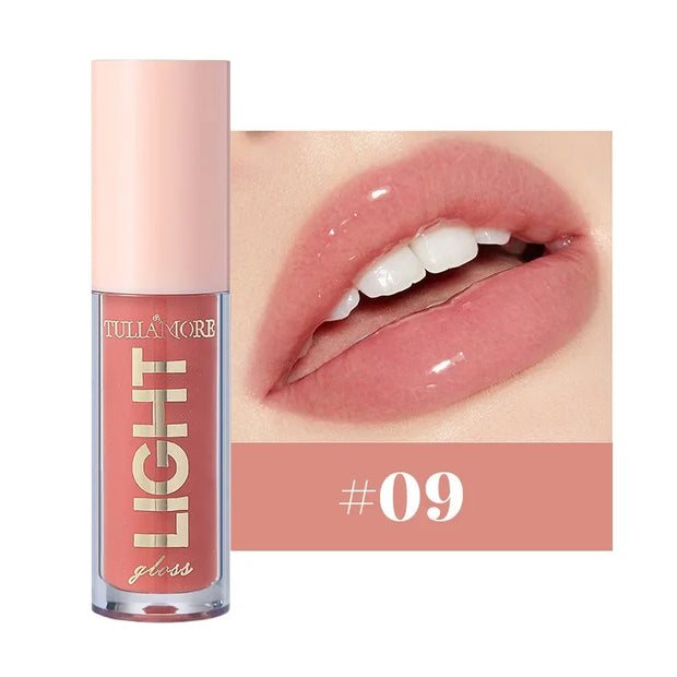 Waterproof Lip Gloss – Long-Lasting, Moisturizing, Mirror Shine Nude Lip Gloss - Luxe Ladies Moda