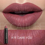 Matte Lipstick 19 Colors Waterproof Matte Lipsticks Soft Texture Lip Stick Cosmetic Sext Red Nude Lip Makeup Batom