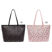 Women PU Simple Carrying Bag Large Capacity Trendy Tote Handbag Zipper Closure Stylish Shoulder Purse Soft Commuting Bag - Luxe Ladies Moda