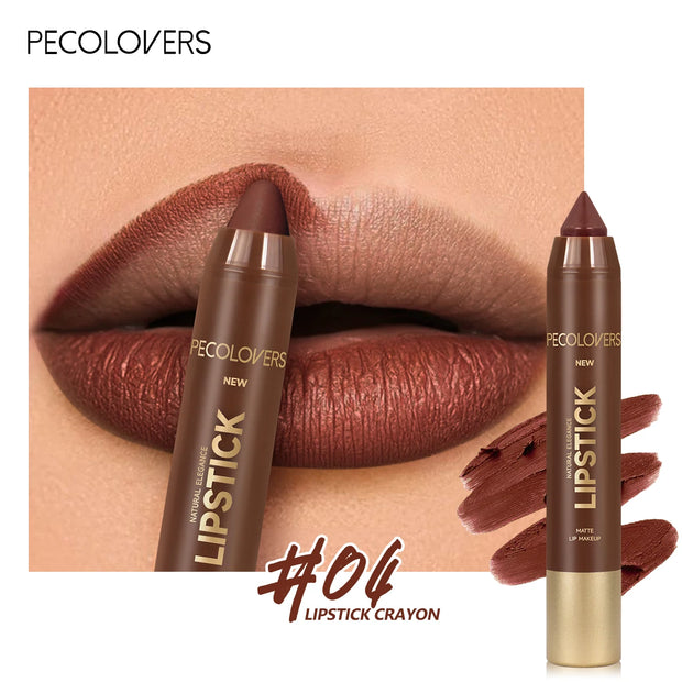 Fine Tip Lip Liner Pen Soft Mist Matte Lip Crayon Sexy Brown Red Lipstick Pencil Lip Contouring Lipliner Outline Tint Cosmetic - Luxe Ladies Moda