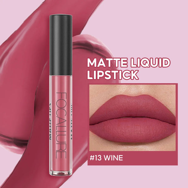 Luxe Liquid Lipgloss & Matte Lipstick – 37 Colors, Waterproof, Long-Lasting Lipstick Collection - Luxe Ladies Moda
