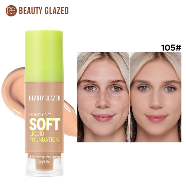 Flawless All Day: 8 Color Waterproof Concealer Foundation For Women Makeup Full Coverage Long Lasting Moisturizing
