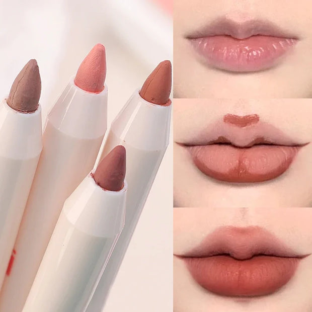 Nude Pink Lip Liner Pencil – Waterproof, Long-Lasting, and Smooth Contouring for 3D Lips