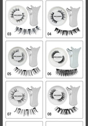 Reusable Magnetic Eyelashes with Applicator - Natural Wispy Lashes, No Glue Needed - Luxe Ladies Moda