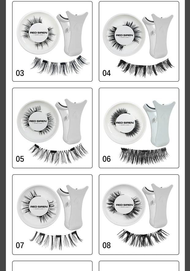 Reusable Magnetic Eyelashes with Applicator - Natural Wispy Lashes, No Glue Needed - Luxe Ladies Moda