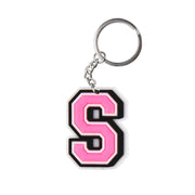 Cute Cartoon Pink Alphabet Keychains | A-Z Letter Keyrings for Personalized Style" - Luxe Ladies Moda
